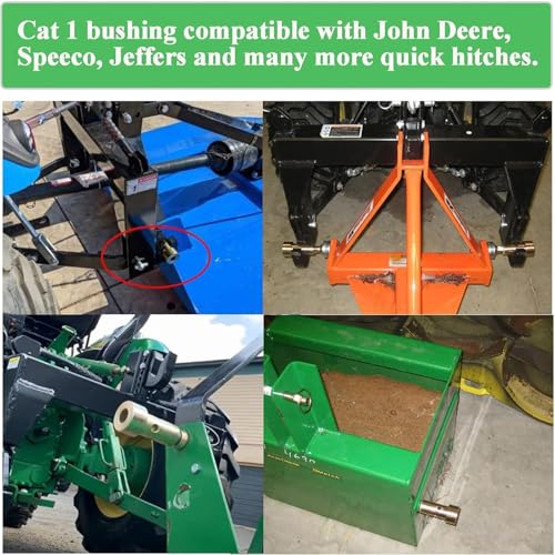 Cat 1 Quick Hitch Adapter Bushings Kit Fit CateCat 1 Quick Hitch Adapter
