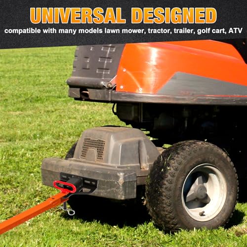 Zero Turn Lawn Mower Hitch, 2" Receiver, 6mm Thick Heavy Duty Steel - size: Lawn Mower Hitch with 2" Receiver