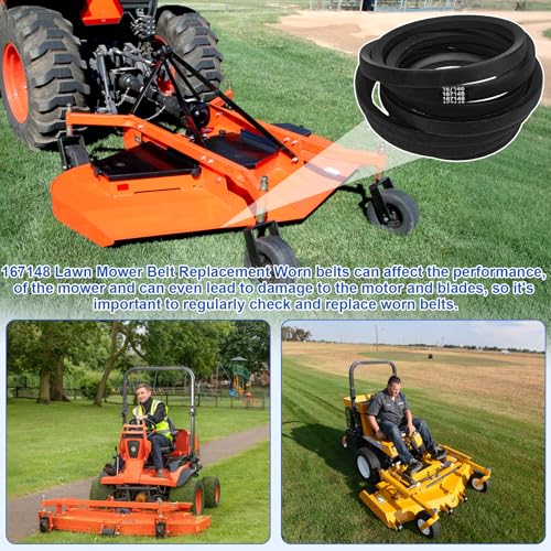 167148 Mower Deck Belt Replacement for King KUTTER RFM-72