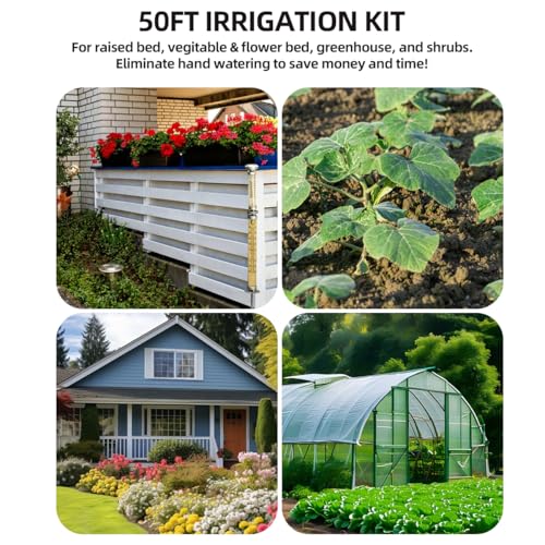 Drip Irrigation System Water Timer Automatic Irrigation Kit DIY Garden - style: drip irrigation kits