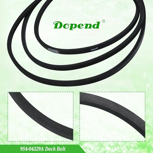 954-04329A Deck Belt 5/8'' x 148-1/4'' for Cub Cadet ZT1-54, RZT-L54, MTD, Craftsman Riding Mowers, Replaces Cub Cadet 54 inch Deck Belt 954-04329A, 954-04329, 754-04329,754-04329A - size: 954-04329A