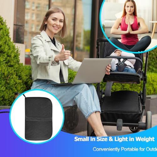 masteymoh Foldable Seat Cushion (15.7" x 11.8") Portable Gel Seat Cushion for Travel with Honeycomb Design, Portable Travel Cushion for Camping, Stadium, Garden, Park Bench or Airplane Seat - size: 15"x11.5"x1.15"