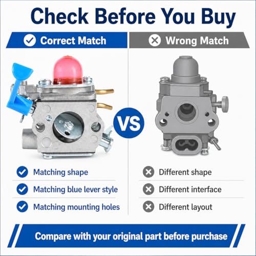 128LD Carburetor for Husqvarna 128LX 128CD 128C 128L 128DJX Trimmer | Fit Husqvarna 128LDX 128R 125R 125RJ 125LXD Trimmer Brushcutter Part C1Q-W41 C1Q-W41A 545081848