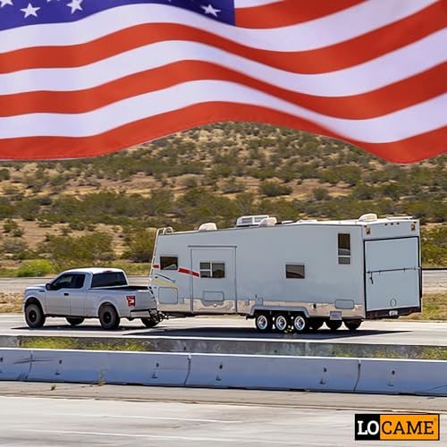 LOCAME Adjustable Trailer Hitch, Fits 2-Inch Receiver Only, 8-Inch Drop/Rise Aluminum Drop Hitch,12,500 LBS GTW-Tow Hitch for Heavy Duty Truck with Double Stainless Steel Locks, Red, LC0014 - color: Red, size: 2" 8drop