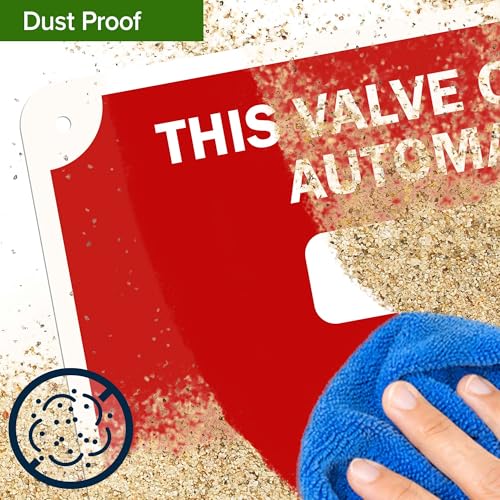 This Valve Controls Supply To Automatic Sprinklers Alarm Test Sign, 10x14 Inches, Rust Free .040 Aluminum, Fade Resistant, Made in USA by My Sign Center - size: 10x14 Aluminum