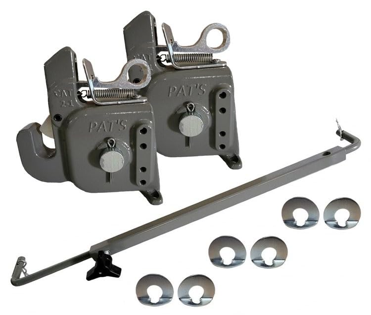 Pat's Easy Change Quick Hitch for Category 2 Tractors and Category 1 Implements (with Stabilizer Bar)
