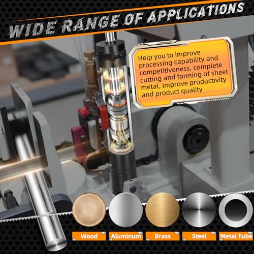 Hydraulic Cylinder for 7 x 12 Metal Cutting Band Saw, Compatible with BS-712N/BS-712R/BS-712B, Band Saw Hydraulic Cylinder, Hydraulic Downfeed Control Cylinder for Metal Bandsaw, Metal, Black