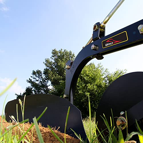 Brinly PP-510 Sleeve Hitch Tow Behind Moldboard Plow, 10" - Flat Black - color: Flat Black