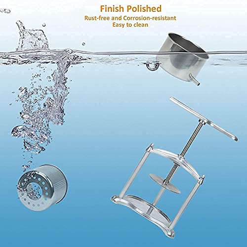 Fruit Wine Press and Crusher,100% Nature Apple&Grape&Berries Crusher Manual Juice Maker for Kitchen