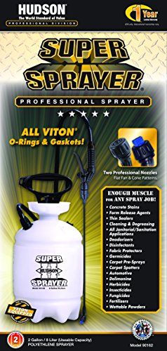 Hudson 90162 Super Sprayer Professional 2 Gallon Sprayer Poly - size: 2 Gallon