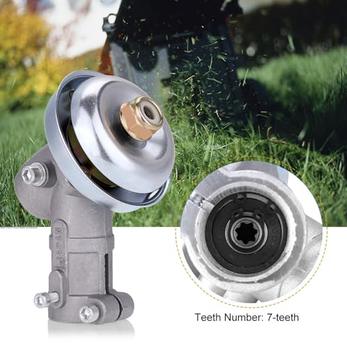 Brush Cutter Replacement Gearbox for Trimmer 26mm Diameter 7 Teeth Accessory Compatible with Brushcutter