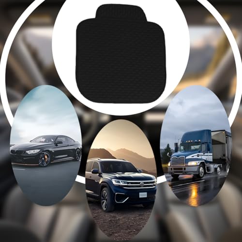 BELOMI Car Seat Bottom Cover Pad, 2PCS Linen Vehicle Front Seat Protector with Storage Pocket, Anti-Slip Automotive Seat Protection Cushion Mat, Universal Fit for Most Sedans SUV Pick-up (Black) - color: Black