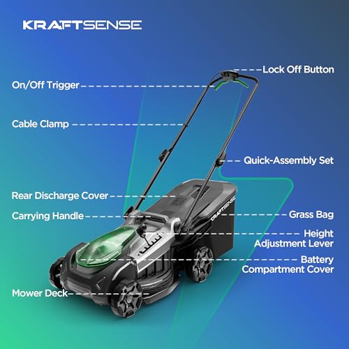 17.5" 40V Brushless Cordless Lawn Mower for Medium Yards - size: 17.5 Inch