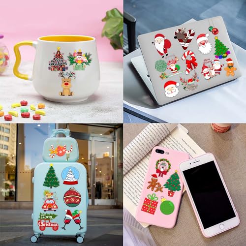 120 PCS Christmas Temporary Tattoos Stickers for Women Kids Adults - color: Christmas
