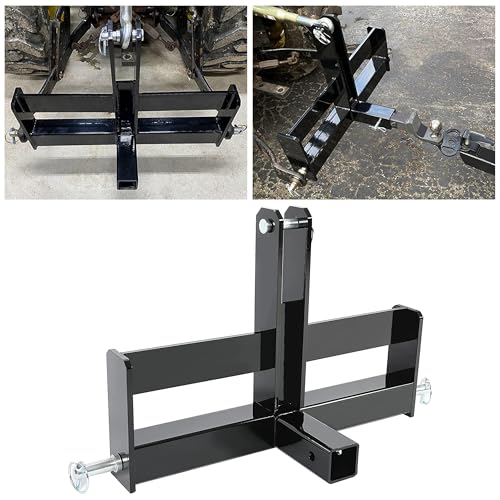 ECOTRIC 3 Point Trailer Receiver with Suitcase Weight Brackets Category 1