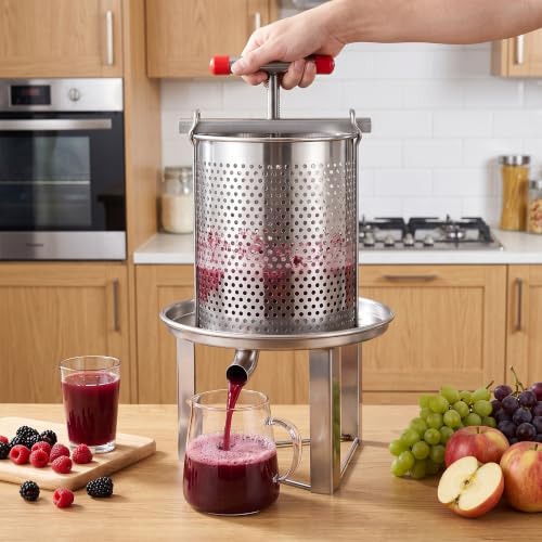 Honey Extractor Honey Press Stainless Steel Hand Crank Beekeeping Spinner