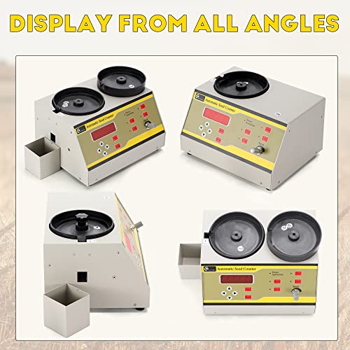 CGOLDENWALL Automatic Counter Machine Microcomputer Counting Instrument for Rice Soybean Corn Wheat Grain Particles 110V