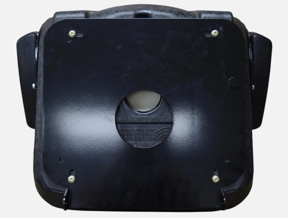 Tractor Seat; SU-143001BK+SU-901001-A; Compatible with Kubota Tractors L3030, L3130, L3430, L3830, L3940, L4030, L4240, L4330, L4740, L5030; Black; Heavy-Duty Vehicle Seat