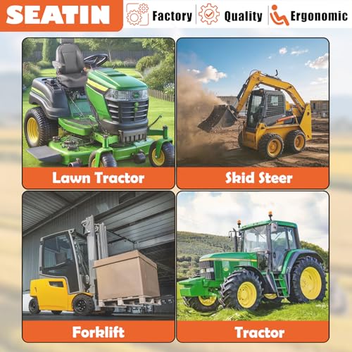 SEATIN Suspension Kit for Zero Turn Mower, Smooth Ride, Low Profile - size: Suspension with sliding rail