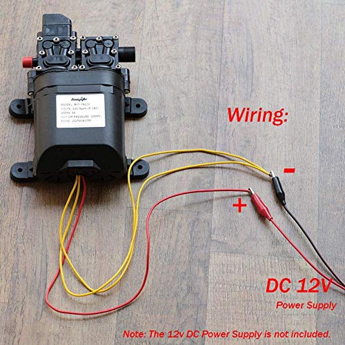 12V DC Fresh Water Pump 7.5 L/Min 2 GPM 100 PSI