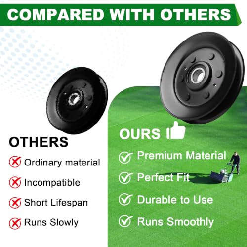 539102652 Idler Pulley Compatible with Husqvarna ZTH5223 ZTH6125 Mid Mount ZTR Commercial Riders Replace 102652 - color: 539102652