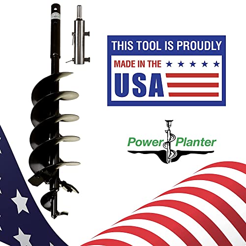 Quart Pot Planting Auger with Heavy Duty Replaceable Parts 5" x 28" with 1/2" Non-Slip Hex Drive, Garden Auger for Planting 5” & 6” Potted Plants, Garden Digging Tool for Dirt, Clay, Soil and Sand - style: Heavy Duty