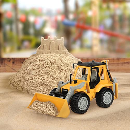 Driven by Battat – 7-Inch Steam Roller Toy with Lights & Sounds, Movable Parts, Construction Vehicle for Boys & Girls, Durable Design, Realistic Details, 3+ Years Toy for Kids - style: Steam Roller