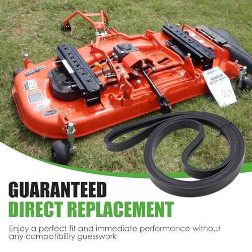 K5647-34710 Mower Deck 2 Band Belt Fit for Kubota ZD326 ZD331 ZD321 ZD28 ZD25 ZD21 with 60" Deck Replace# K5647-34711 K5647-34712 (1-1/8" x 123") - size: 1-1/8" x 123"