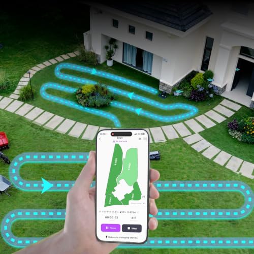TRON SE Robotic Lawn Mower Wire Free for 0.37 Acre,65% Slope - color: SE