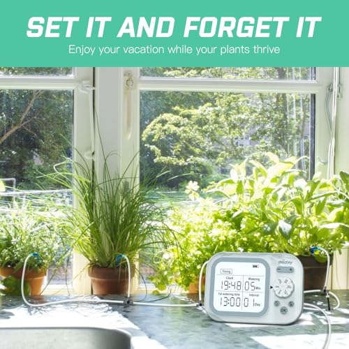 Automatic Plant Waterer Self Watering System Indoor for 15 Potted Plants, White - size: Pack of 1