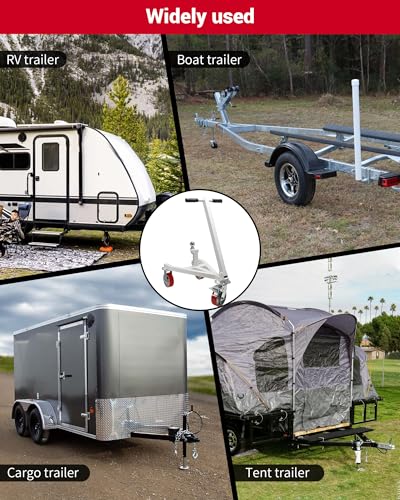 Heavy Duty Trailer Dolly, Portable Trailer Mover with 2" Ball - size: Trailer Dolly with 2 inch Ball