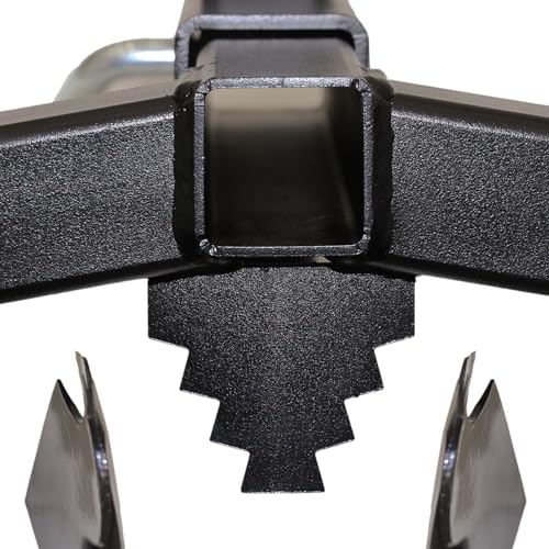 Big Buck 32" Pull Behind Disc Plow Harrow UTV Implement with 2" Receiver Mount, Cultivates 1 to 2 Acres - size: 32 Inches