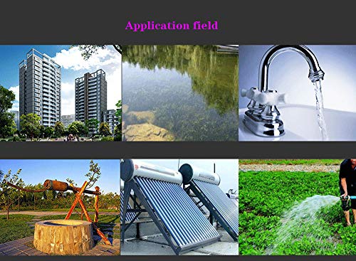 2In Stainless Steel Deep Well Pump 110V/60Hz Submersible Well Pump 0.5Hp 50mm Bore >53mm Well Rotary Screw Pump Max.H Lift 164ft 4.4GPM Electric Water Pump for Home Garden Agricultural Irrigation - size: 1/2" 110-120V 60Hz 0.5HP