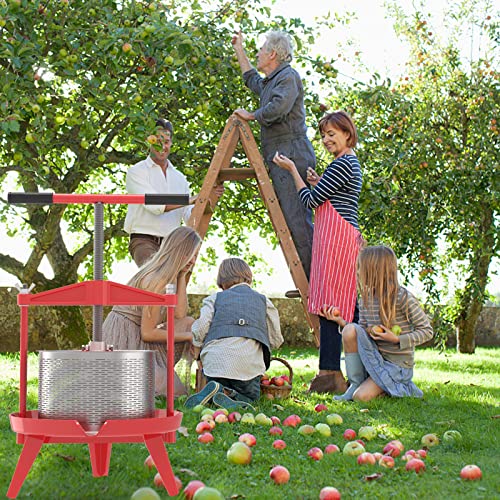 Heavy-duty Cross-beam Stainless Steel Fruit and Wine Press and Fruit and Apple Crusher with Stand
