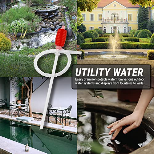 TERA PUMP Heavy Duty Manual Hand-Operated Siphon Pump - style: 1.8 Gal / Min