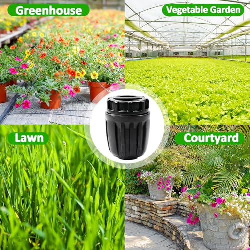 13 Pcs 1/2 Inch Drip Irrigation End Plug Fittings, Drip Line Lock Nut Barbed Plug Connectors For 1/2 Inch Drip Tubing (0.60"-0.65" OD) Garden Irrigation System Anti-drop Connection Parts - size: 1/2 inch Plug