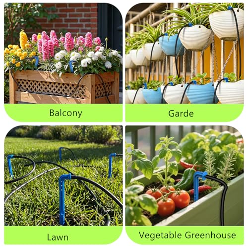 Solar Drip Irrigation System, Auto Plant Waterer for 30 Pots