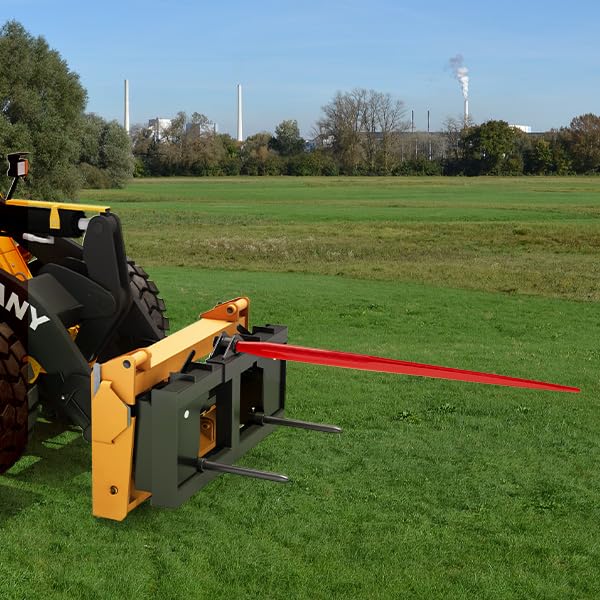 GarveeTech 49 in Hay Spear Bale Spear, 4500 LBS Capacity - size: 49" bale spear