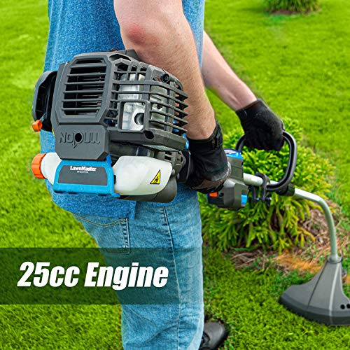 LawnMaster No-Pull 25cc 2 Cycle Engine 17'' Grass Trimmer, NPTGCP2517B