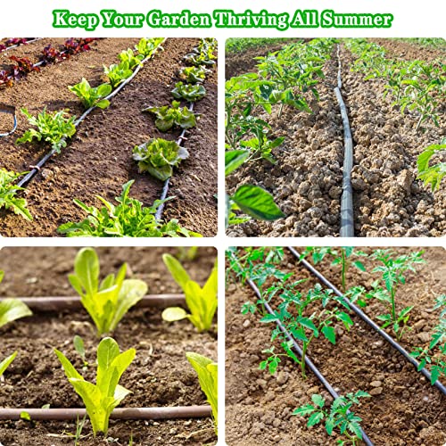 Gardrip 30 Pieces Drip Irrigation Kit:Drip Irrigation Parts for 1/2 Inch Drip Irrigation Tubing with 17mm 0.600" ID Drip Line Fittings Barbed Connectors Including 10 Couplings 8 Tees 6 Elbows 6 Plugs - color: 30 Pieces- Irrigation Fittings
