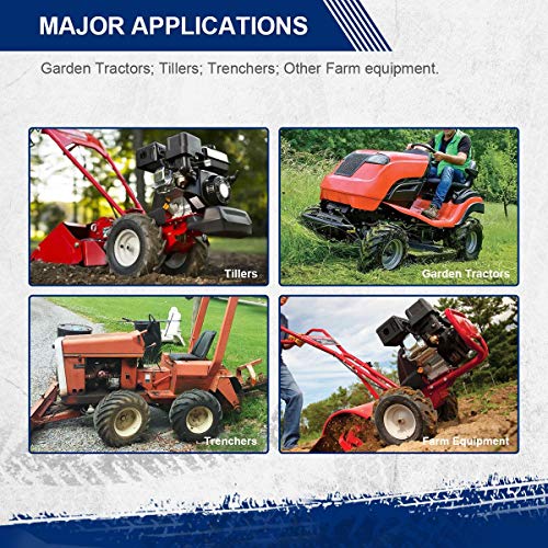 MaxAuto 23x10.50x12 Super Lug Riding Lawn Mower Tires, 23x10.50-12 Lug Ag Tire for Garden Farm Riding Mower, 23-10.5-12 Ag Farm Tractor Turf Tire, 6Ply Tubeless, 1760 lbs Capacity, Set of 2 - size: 23X10.5-12