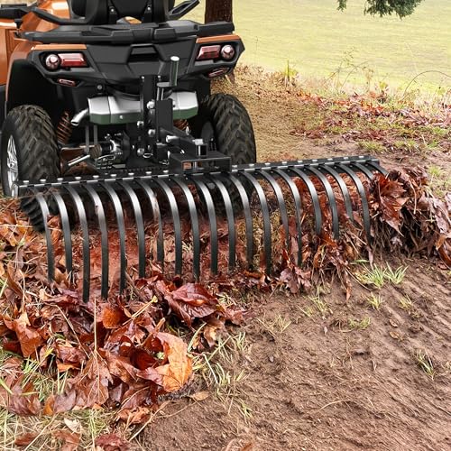 AUTOSAVER88 Heavy Duty Manual Implement Lift w/ 2" Receiver for ATV/UTV - size: 50in 1-Point Lift System with 2" Receiver