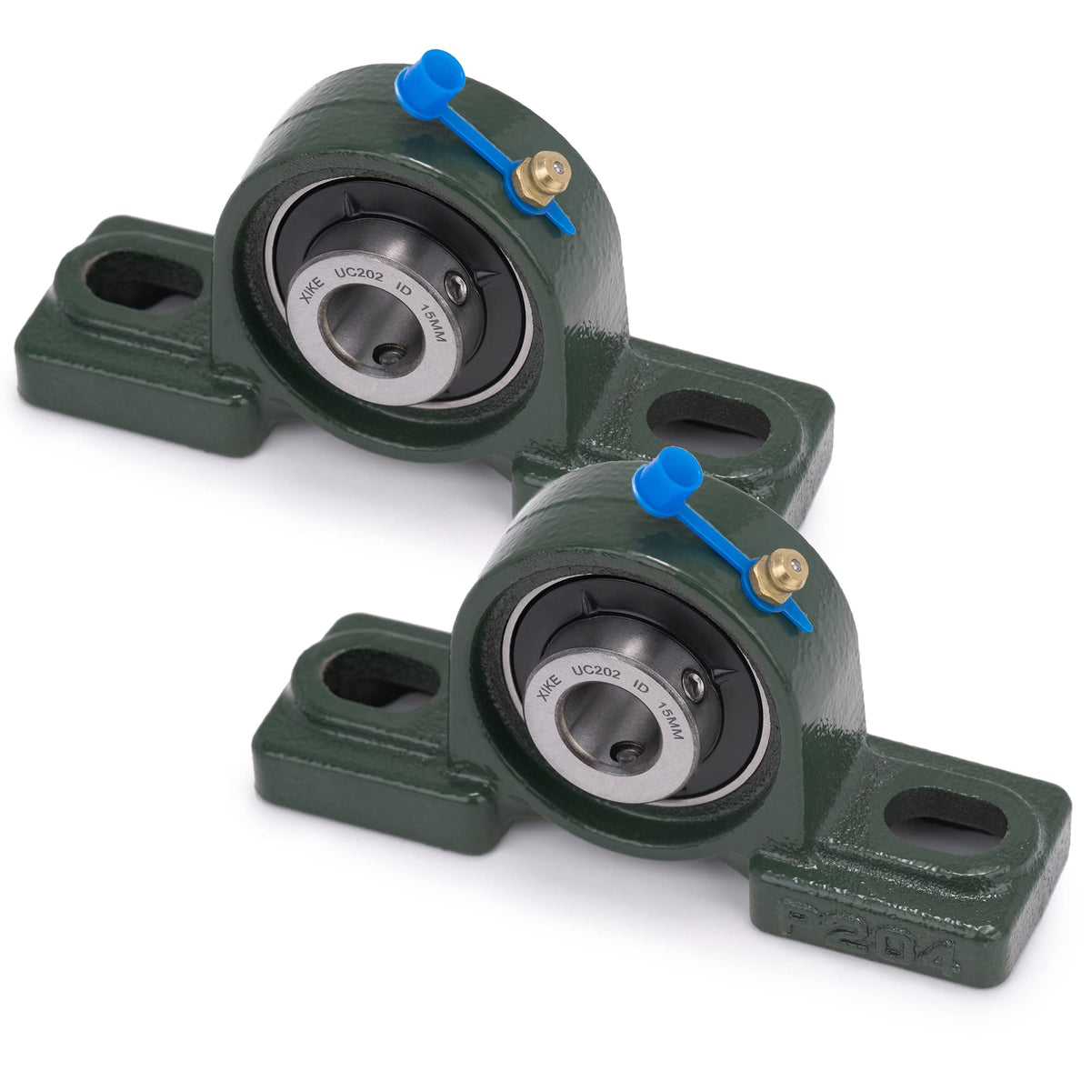 XIKE 2 Pcs UCP202 Bore 15 mm Pillow Block Mounted Ball Bearings. - size: UCP202 Bore 5/8"