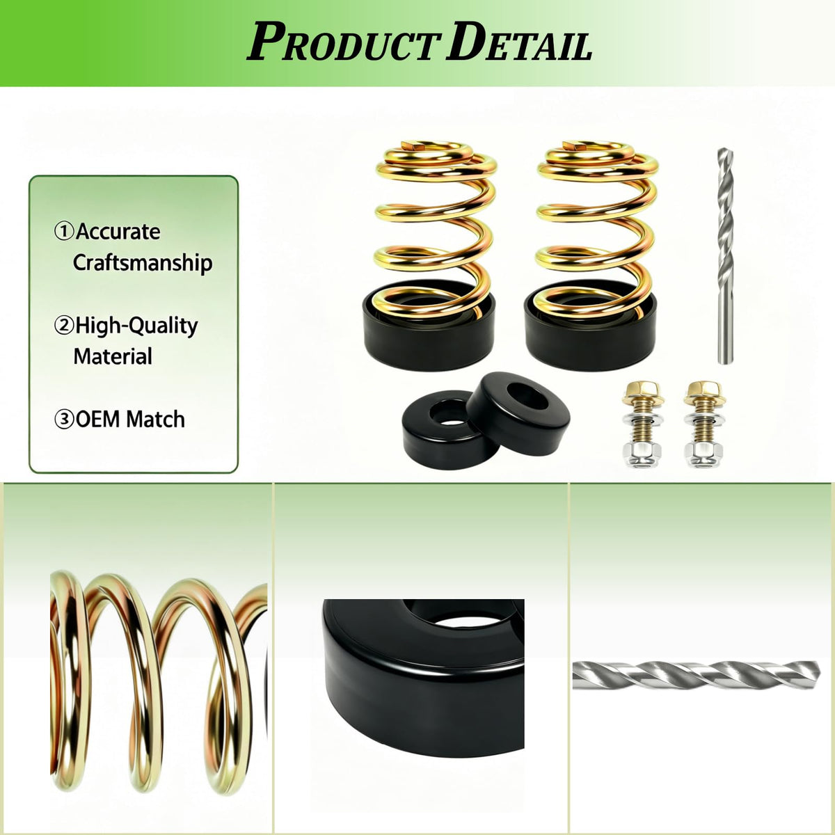 283516 Compression Seat Spring 422127-4 Cap Compatible with Gras-shopper