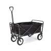 Mac Sports Collapsible Folding Outdoor Utility Wagon, Black - color: Black
