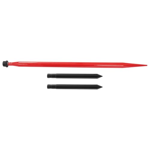 Suitable for 3-Point Hay Bale Spear with 3000 LB Capacity - Cat 1 Tractor Receiver Hitch & Gooseneck Ball