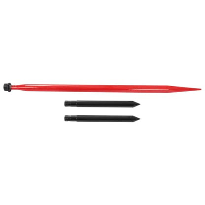 Suitable for 3-Point Hay Bale Spear with 3000 LB Capacity - Cat 1 Tractor Receiver Hitch & Gooseneck Ball