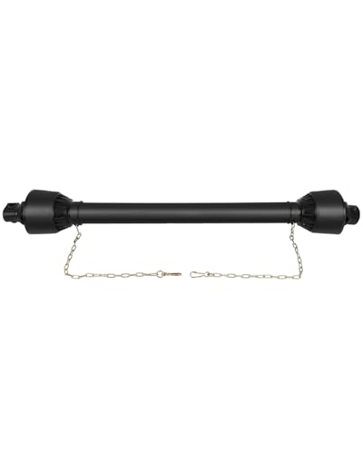 SCITOO Black 43"-71" PTO Shaft, 1-3/8" PTO Drive Shaft - color: Black, size: 43"-71"