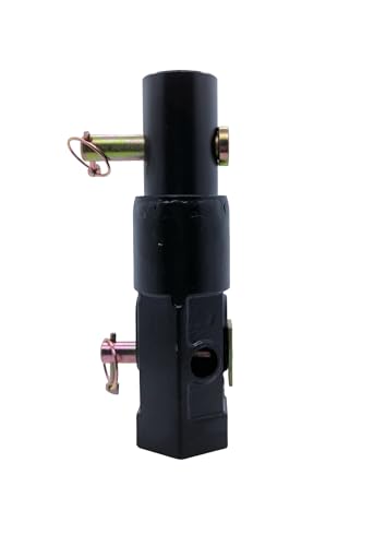 Auger Adapter, 2 inch Female Hex to 2-9/16 inch Male Round Shaft - size: 2 in F Hex to 2-9/16 in M Round