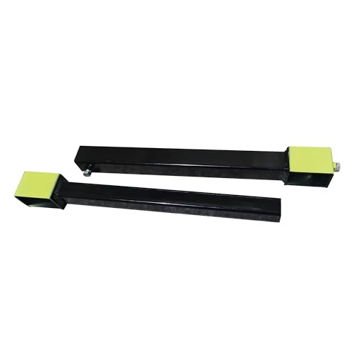 Field Tuff Fork Stabilizer Heavy Duty Adjustable 19.5 to 36 Inch Clamp-On 3 x 2 Pallet Fork Lift Attachment Accessory, 1600 Pound, Black